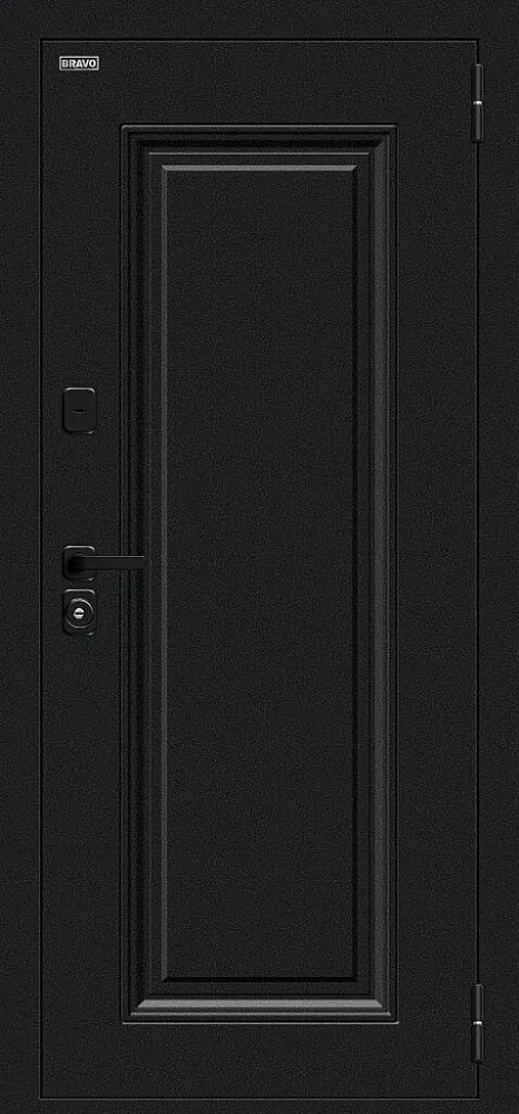 Фото Дверь Thermo Флэш МФ/SBlack Букле черное/White Silk BR6217