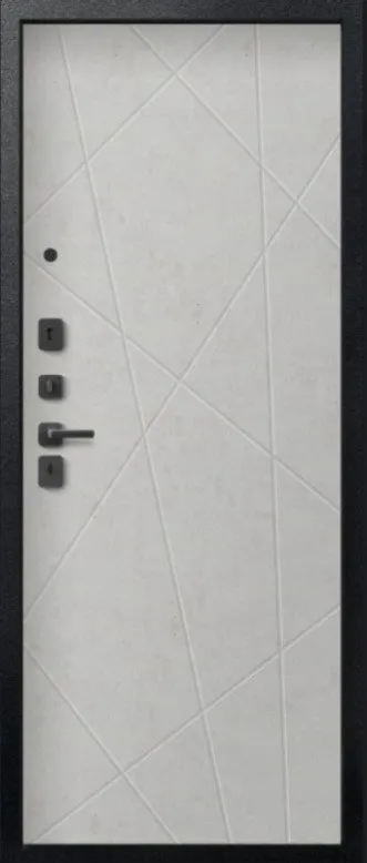 Товар Дверь V-16 Черный муар + Бетон темный - Бетон светлый DIS007354