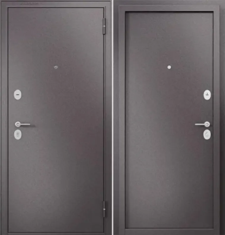 Дверь Бульдорс БУКЛЕ шоколад	 FAMILY - ECO - STEEl М/М Букле шоколад DIS002759