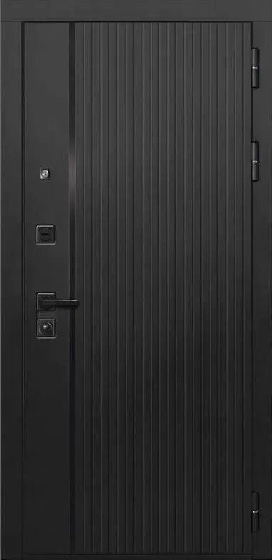 Дверь ДвериПРО L-45 СБ-1 (лак.черное, 16мм, венге) DPRO195825